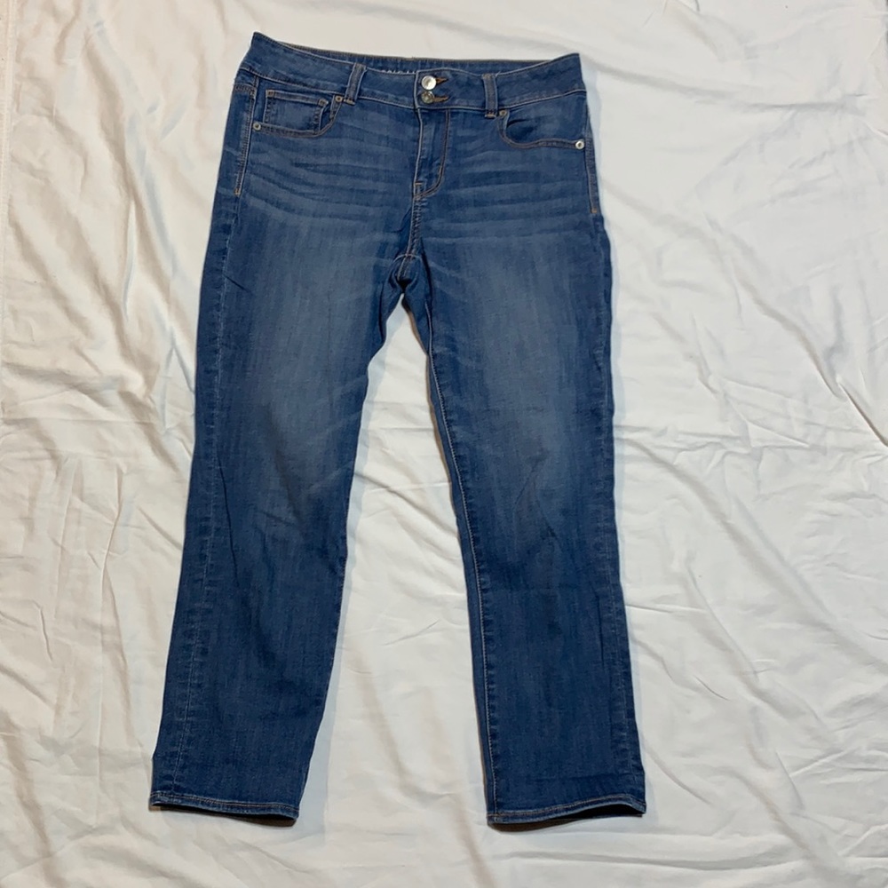 American Eagle Artist Crop (medium rinse)
